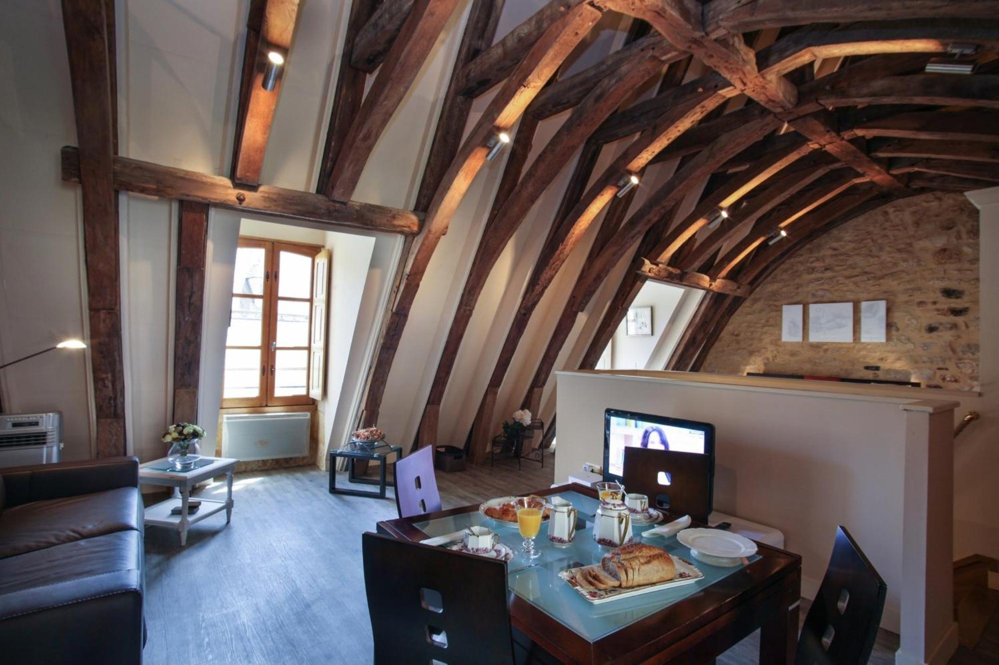 Le Grenier Du Chapitre Appartement Sarlat-la-Canéda Buitenkant foto